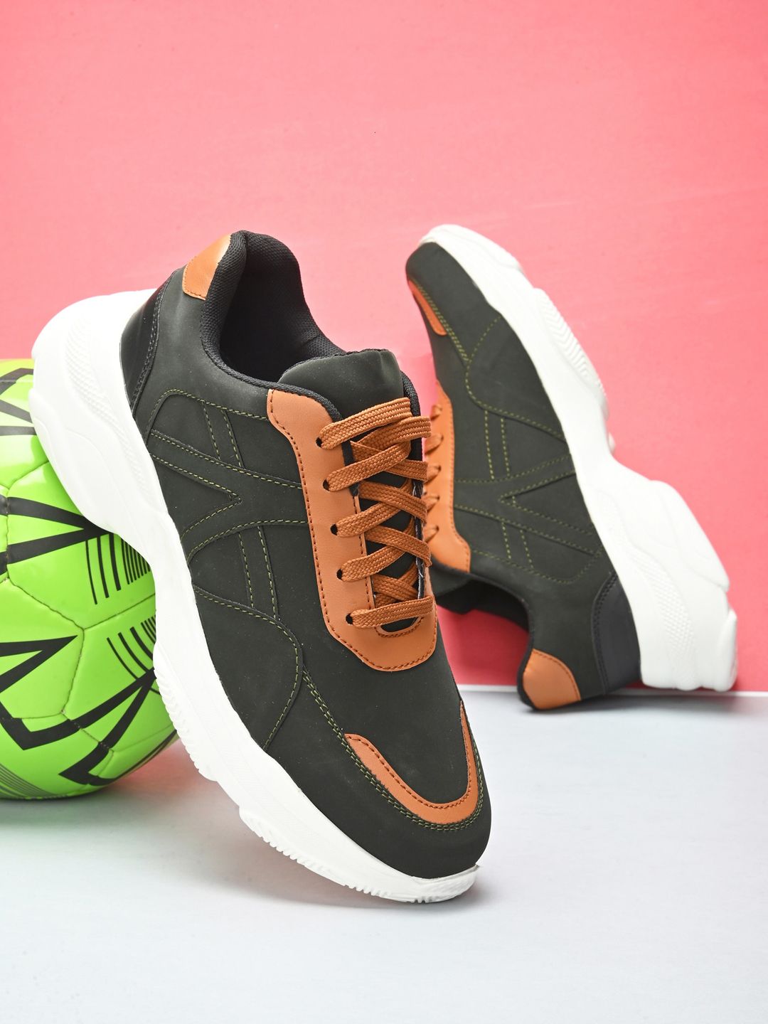 El Paso Men Colourblocked Lightweight Lace-Ups Sneakers-picture-17
