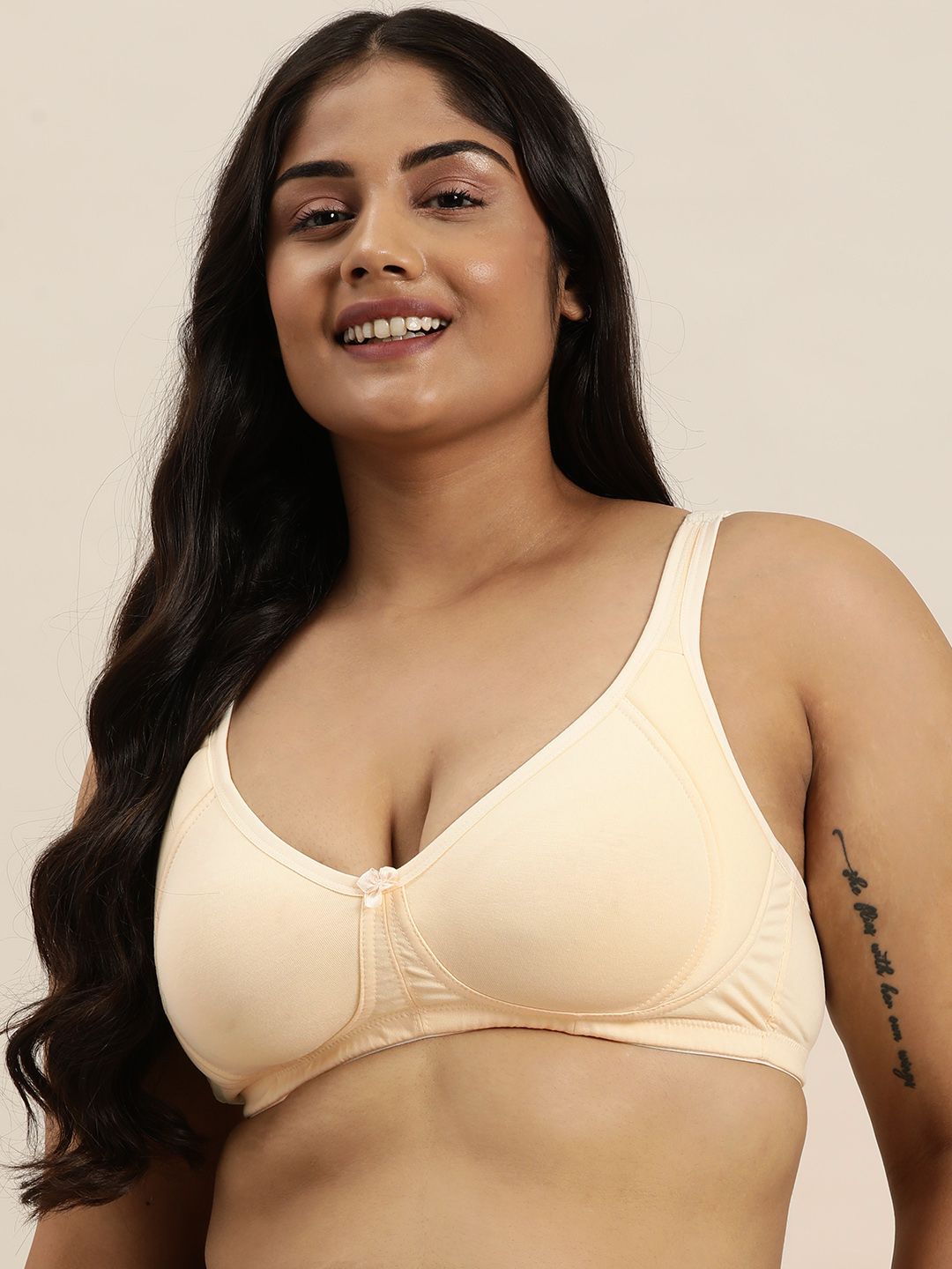 Sztori Plus Size Medium Coverage Non-Padded Everyday Seamless Bra-picture-55