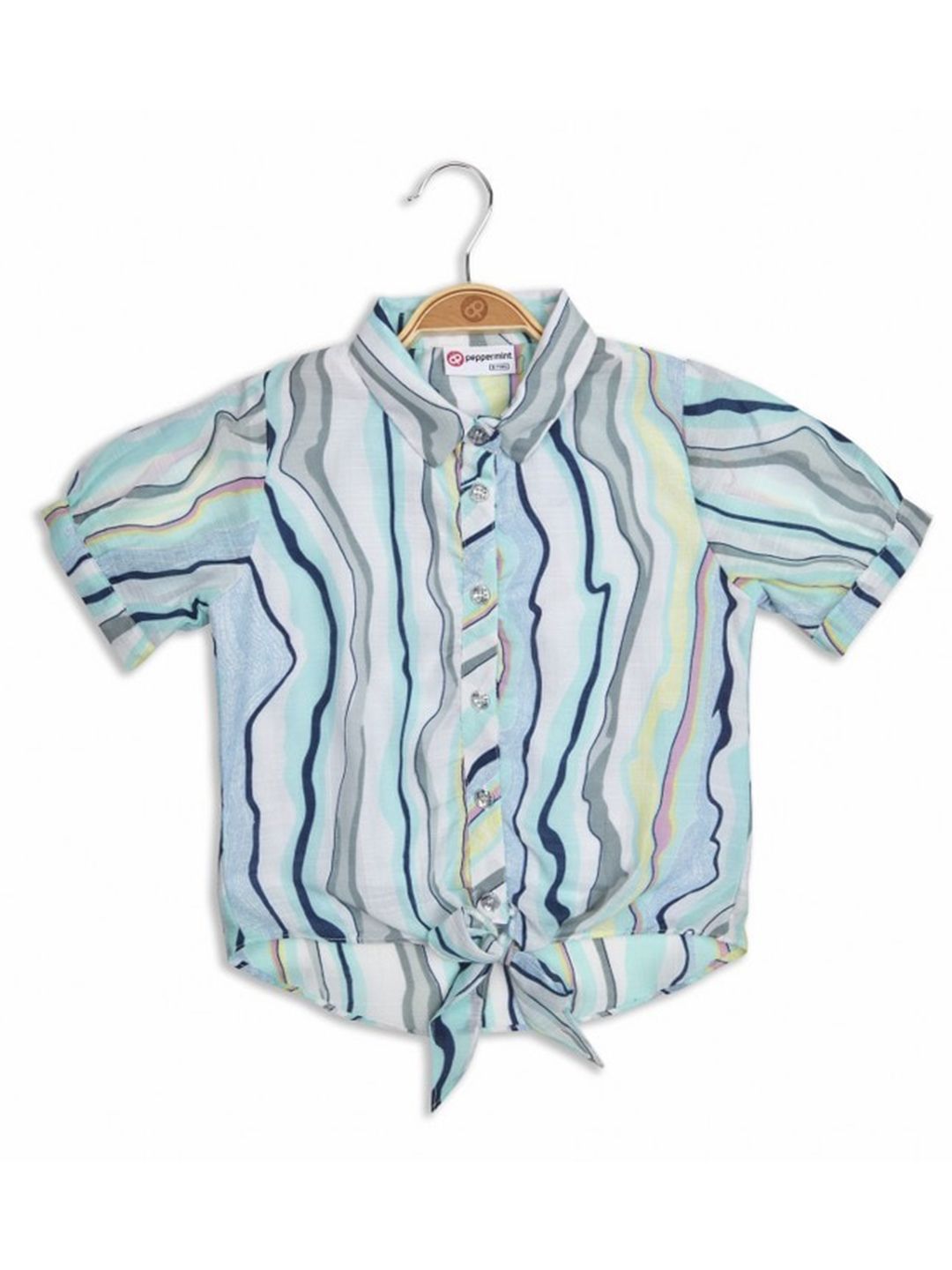Peppermint Girls Striped Shirt Style Top-picture-26