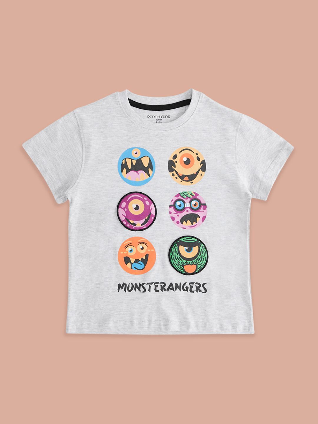 Pantaloons Junior Boys Printed Cotton T-shirt-picture-39