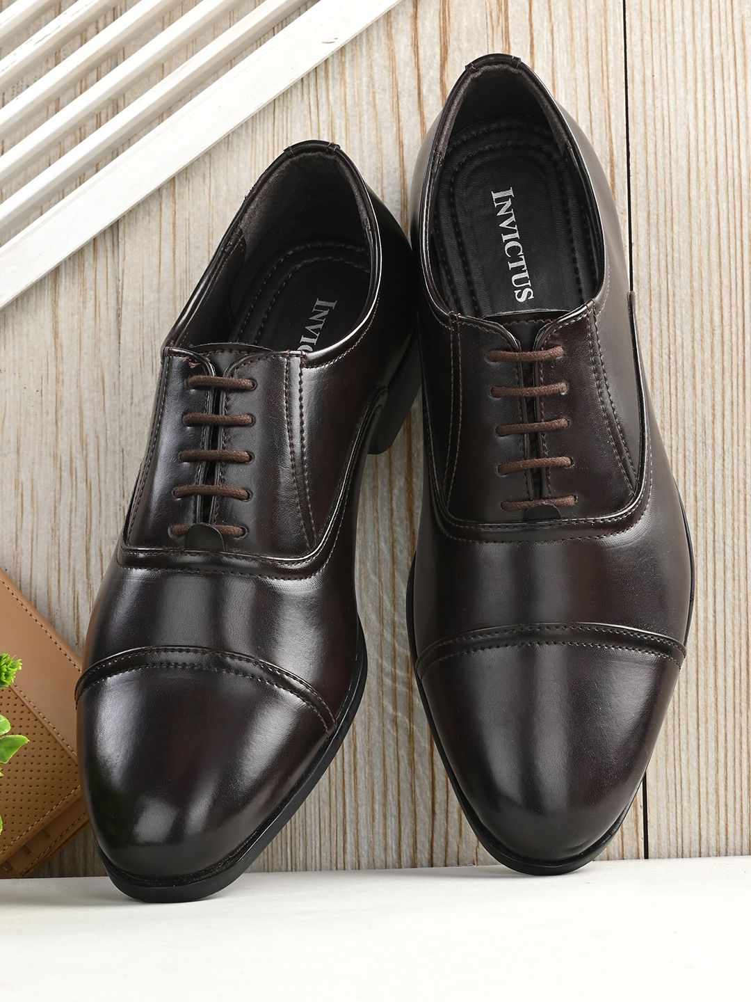 INVICTUS Men Leather Formal Derbys-picture-19