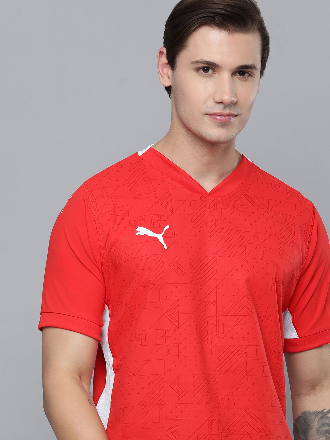 Puma V-Neck Slim Fit Sustainable T-shirt-image-9