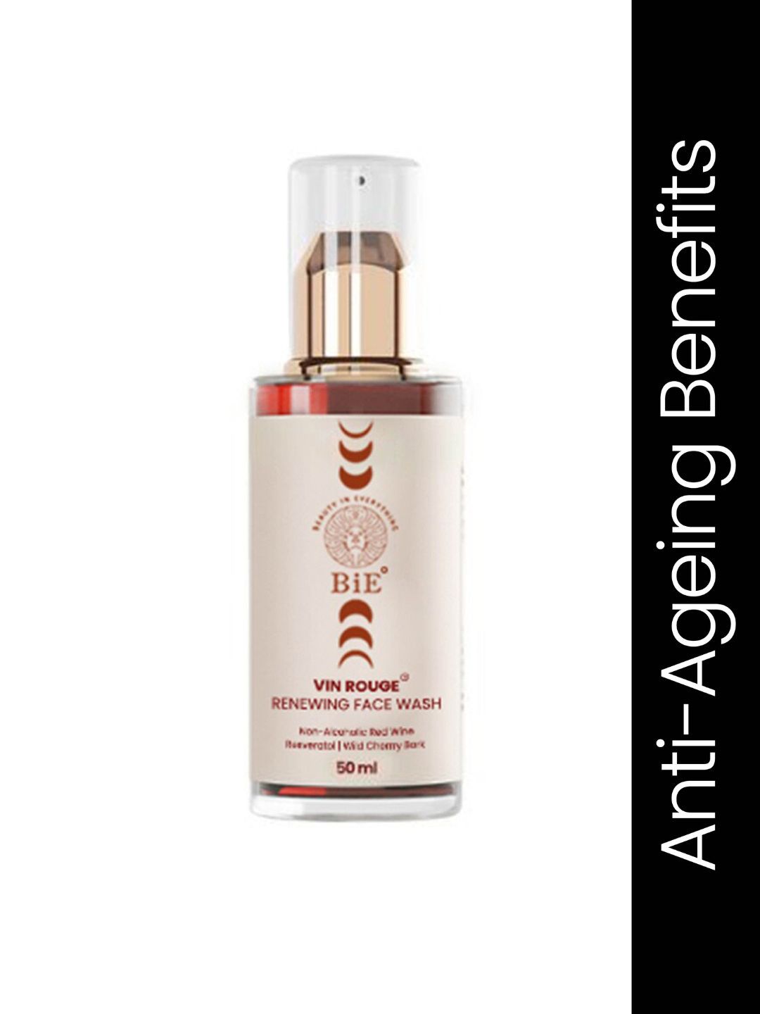 BiE- BEAUTY IN EVERYTHING Vin Rouge Renewing Face Wash with Red Wine & Wild Cherry - 50 ml-picture-27