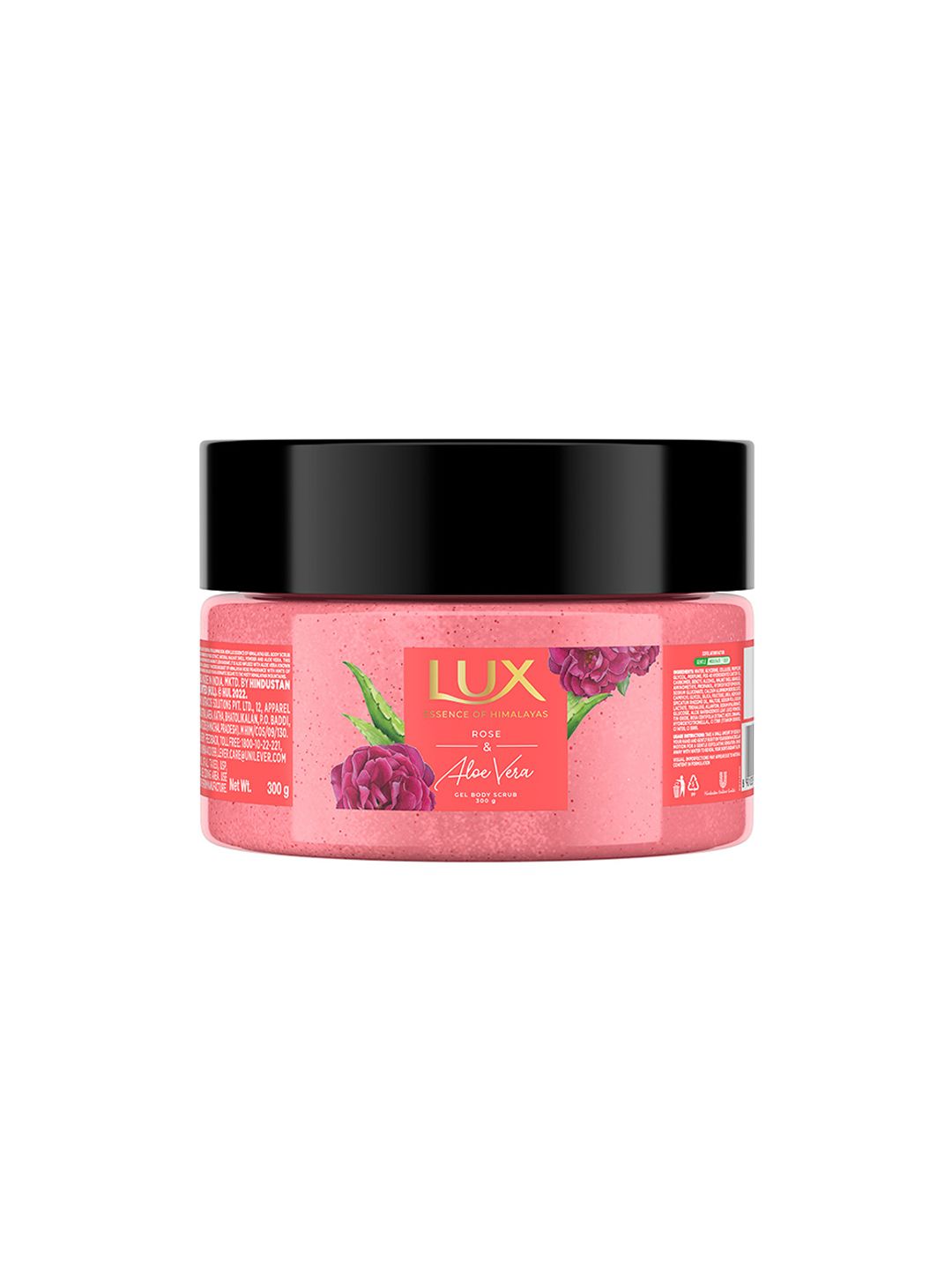 LUX Essence of Himalayas Rose & Aloe Vera Gel Body Scrub - 300g