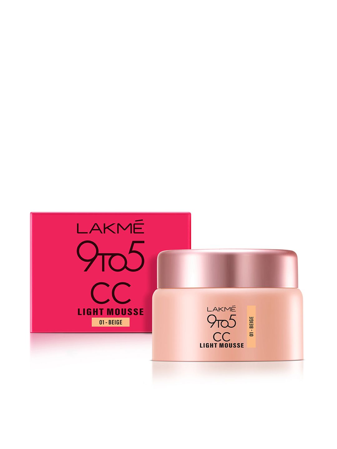 Lakme 9to5 CC Light Mousse with Vitamin E 25g - Beige 01-picture-28