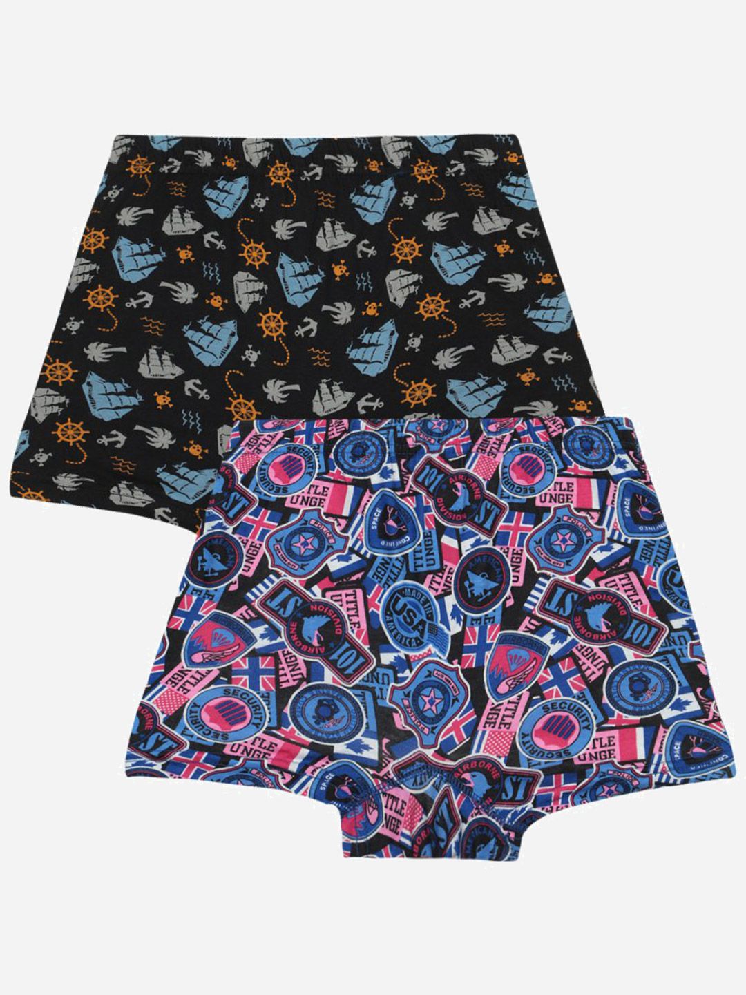 Bodycare Kids Boys Pack Of 2 Assorted Cotton Trunks-picture-36