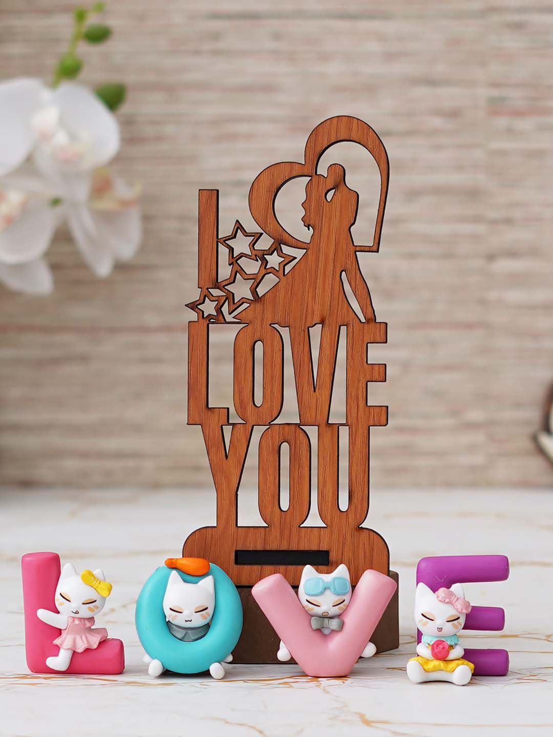 eCraftIndia Brown & Pink 2 Pcs Valentine Gift Set-image-11