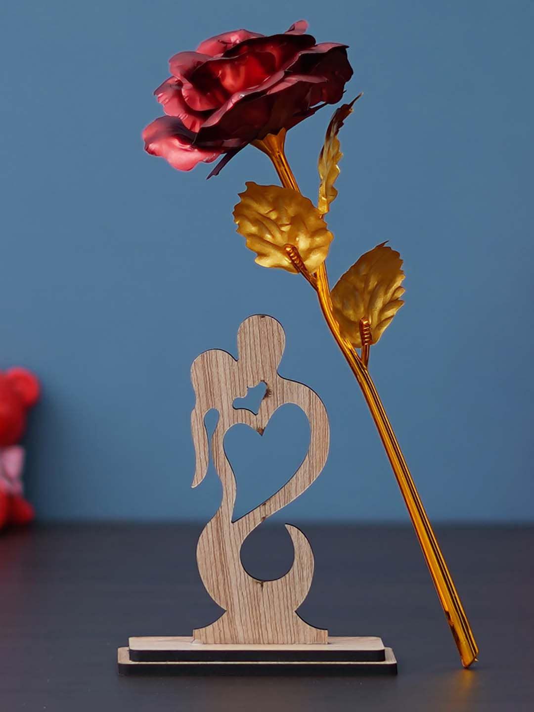 artisyn eCraftIndia Brown & Red 2 Pcs Valentine Gift Set-picture-46