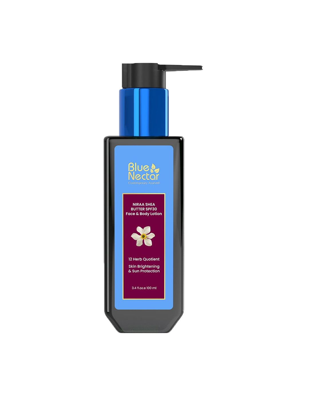 Blue Nectar Brightening Body Sunscreen Lotion With SPF 30 PA 100 ml-image-16