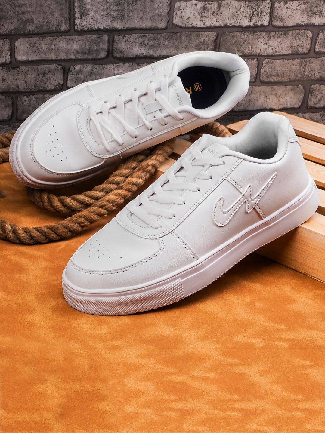 Campus Men Woven Design Padded Insole Sneakers-picture-23