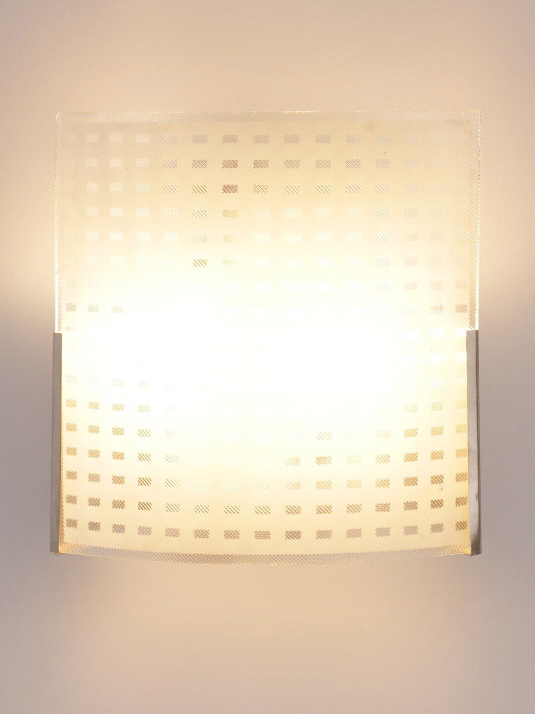 Devansh White Textured Dual Glass Wall Mounted Lamp-image-46