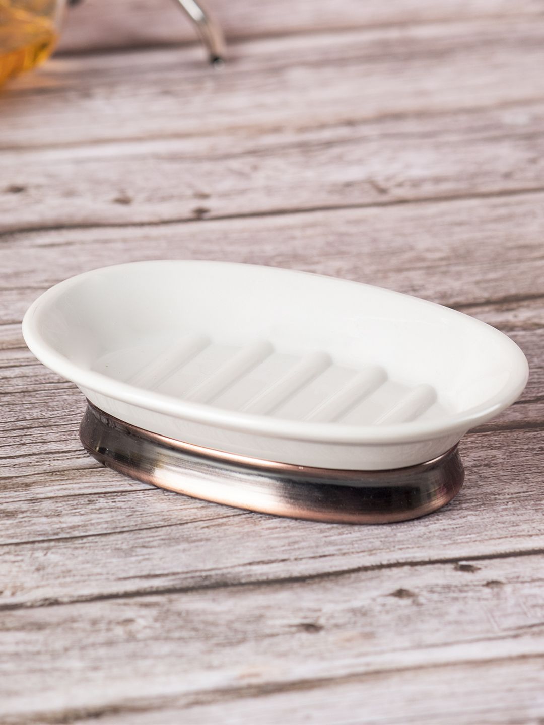 MARKET99 White Textured Soap Dish & Holder-picture-31