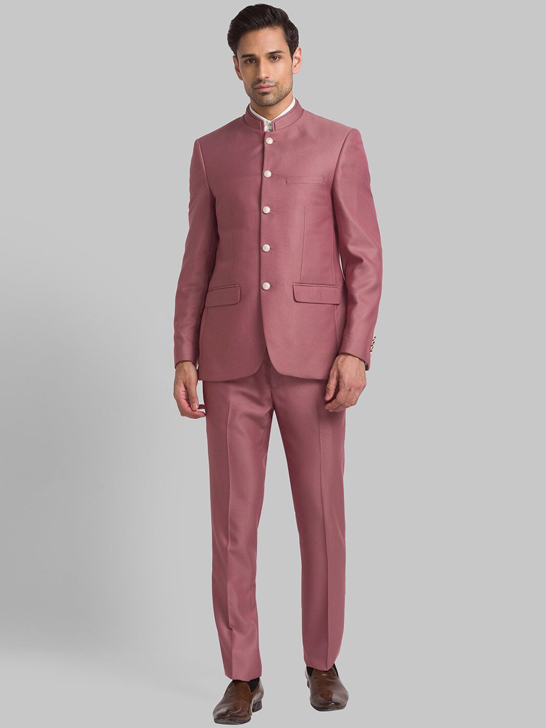 Raymond Men Single Breasted Two Piece Formal Suit-image-39