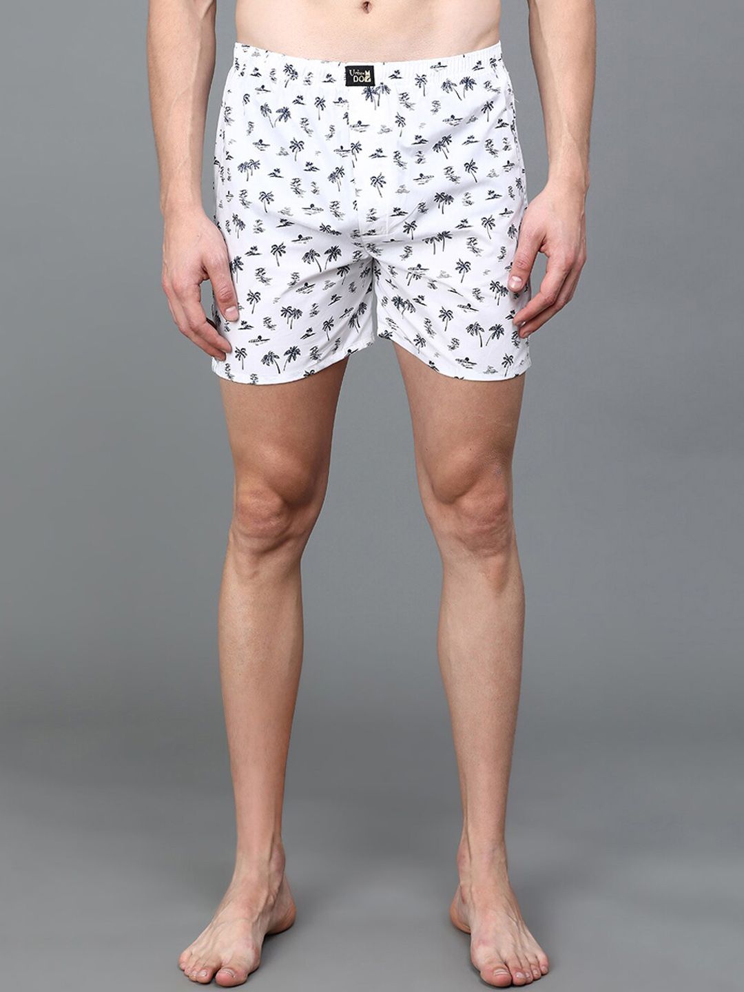 Urban Dog Men Printed Pure Cotton Boxers-image-37