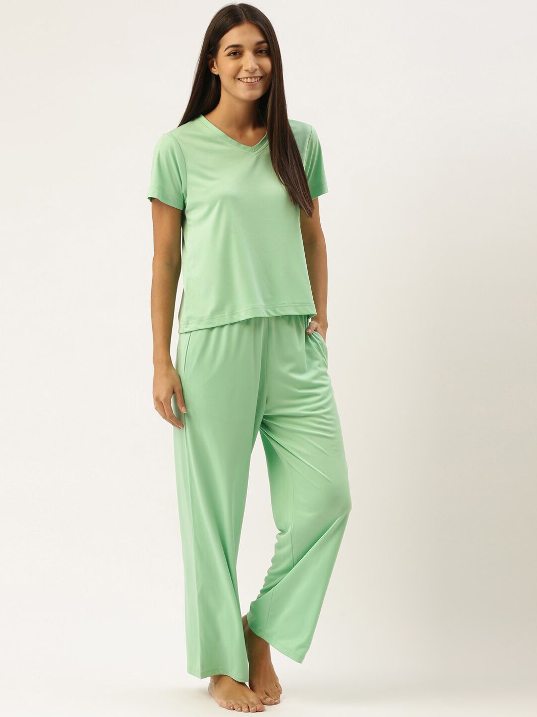 Bannos Swagger Women V-Neck Night Suit-picture-38