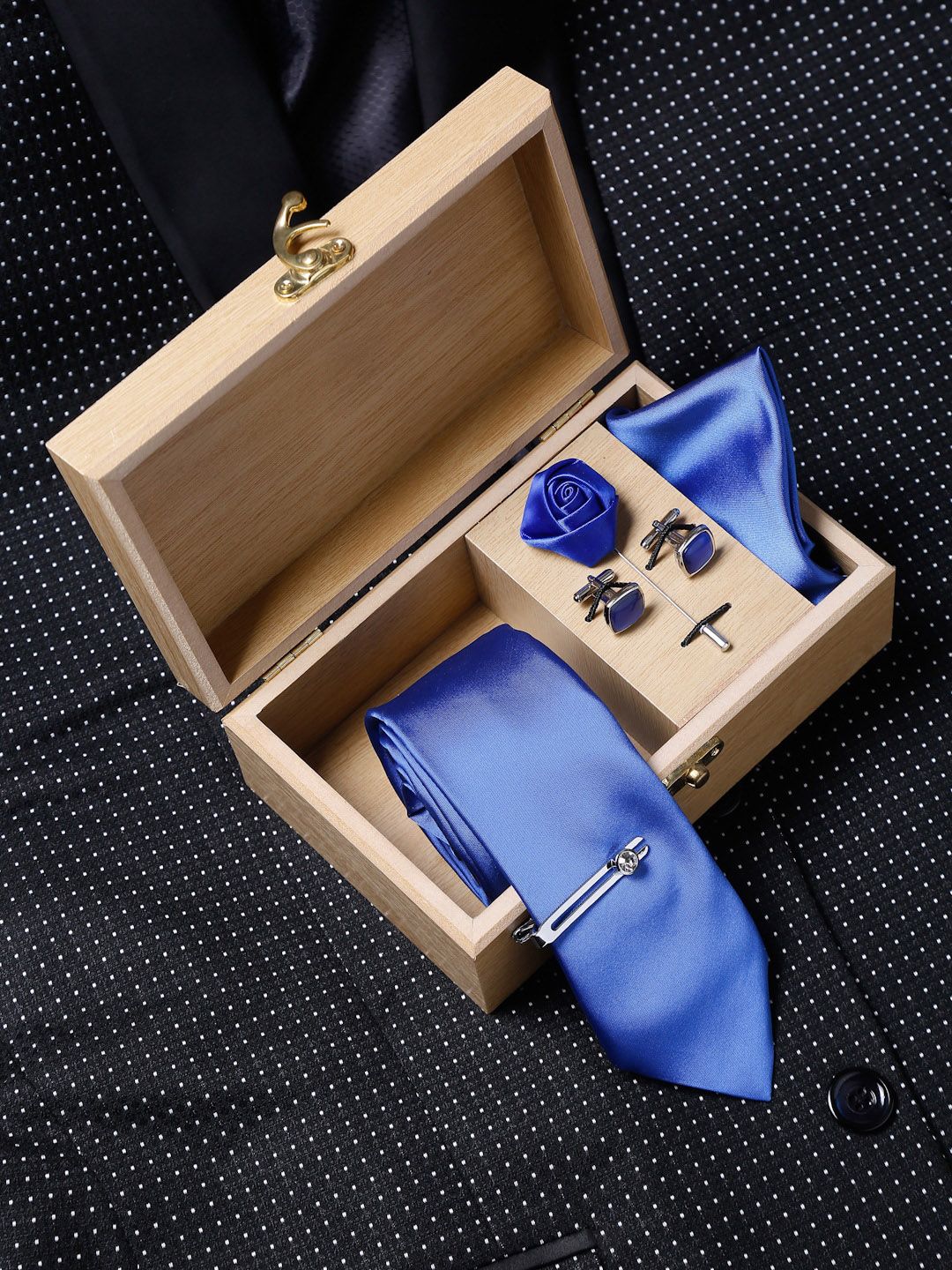 LOUIS STITCH Men Italian Silk Necktie Accessories Gift Set-picture-26
