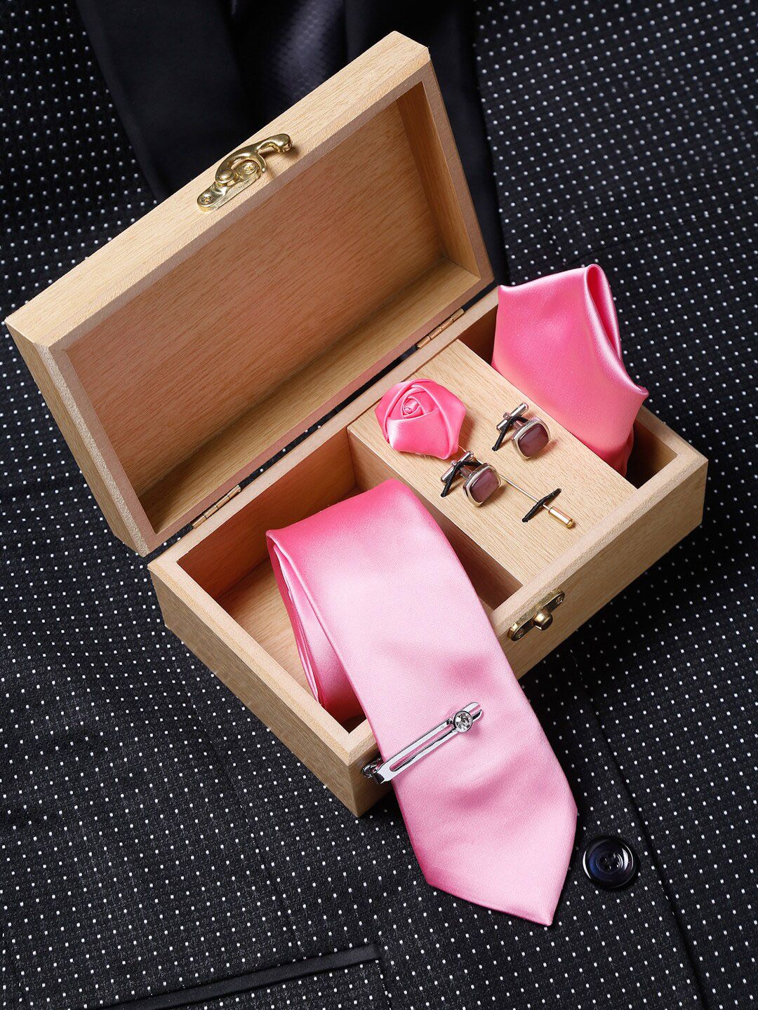 LOUIS STITCH Men Italian Silk Necktie Accessories Gift Set-picture-11