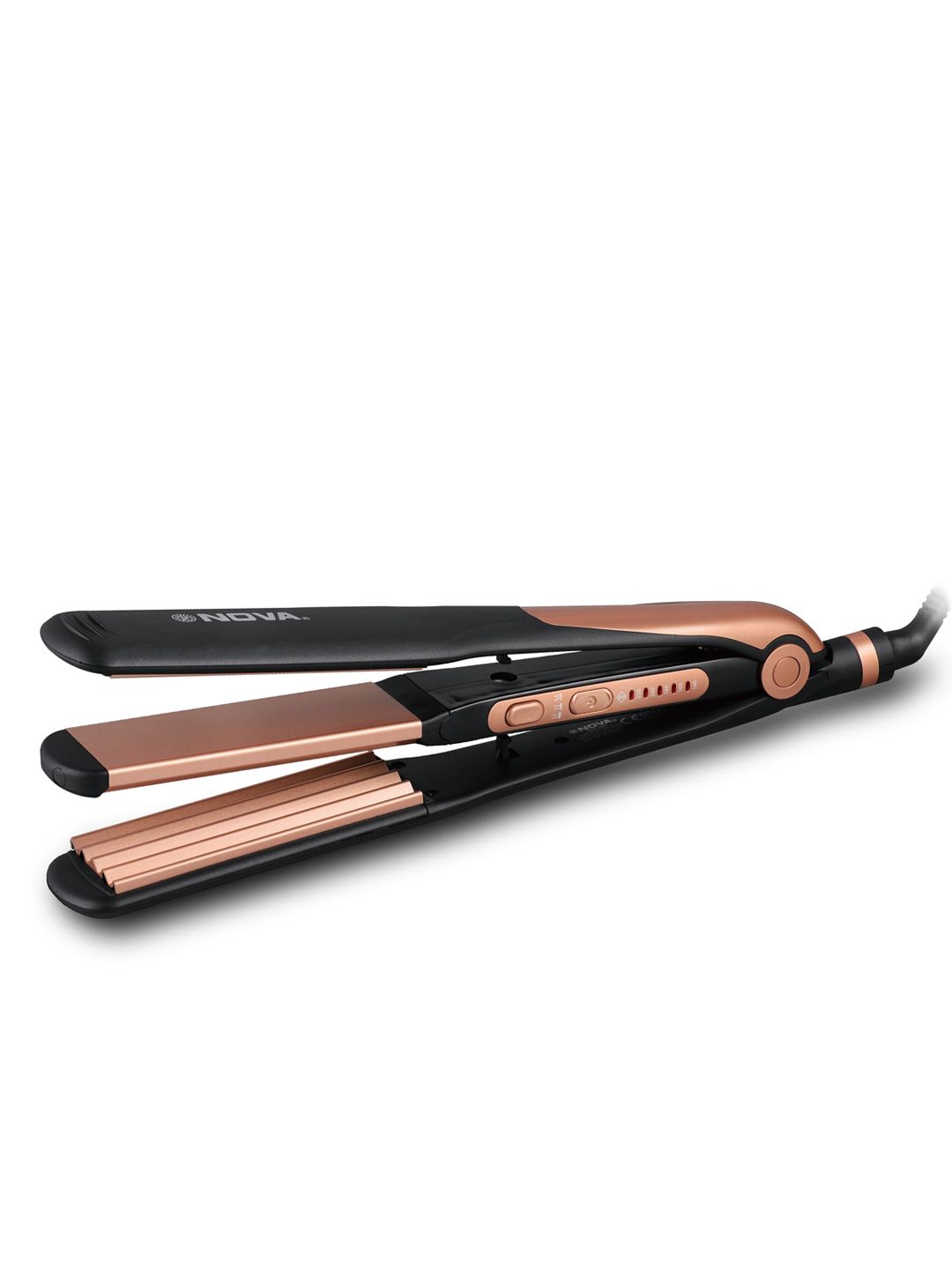 NOVA NHS 885 2-in-1 Hair Straightener & Crimper - Black & Gold-image-23