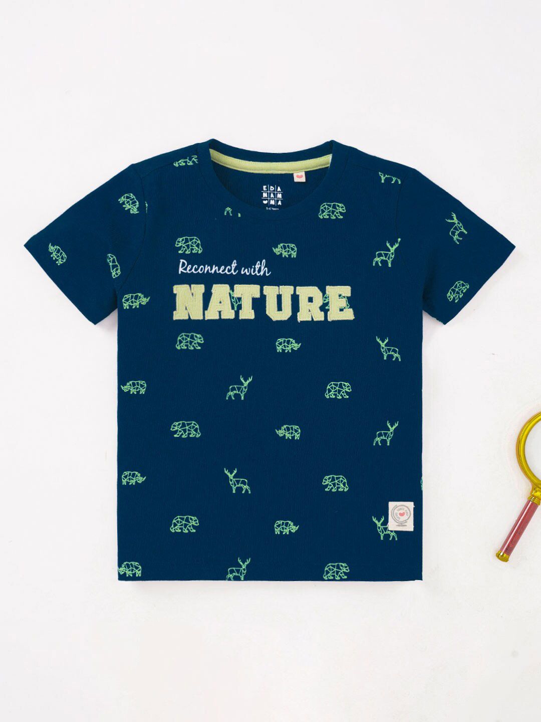 Ed-a-Mamma Boys Conversational Printed Pure Cotton T-shirt-picture-14