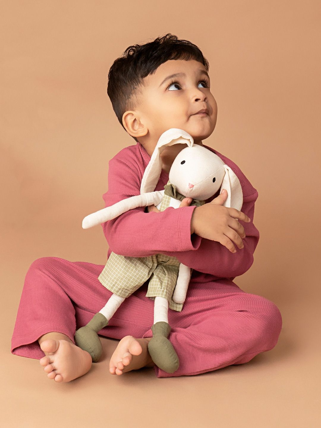haus & kinder Kids Pack of 2 Bunny Rag Cotton Soft Toy-image-7