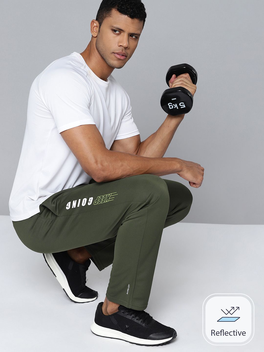 HRX by Hrithik Roshan Solid Training Track Pants