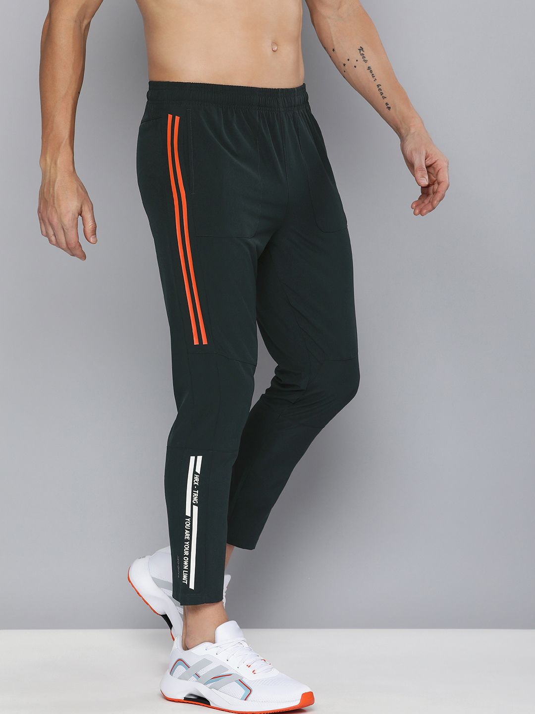 HRX by Hrithik Roshan Men Antimicrobial Finish Rapid-Dry Training Regular Track Pants-picture-27