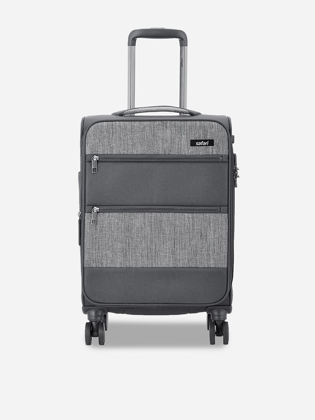 Safari Colourblocked Soft-Sided Cabin Trolley Suitcase-picture-34