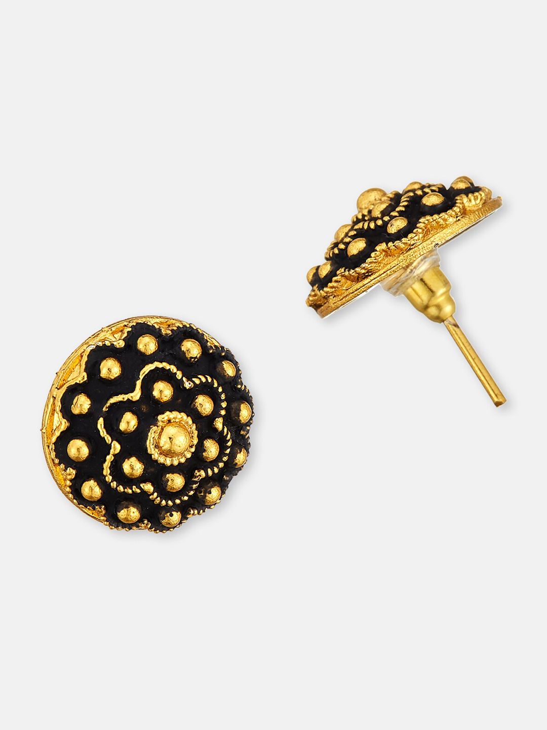 ATIBELLE Gold-Plated Beaded Mangalsutra With Earrings