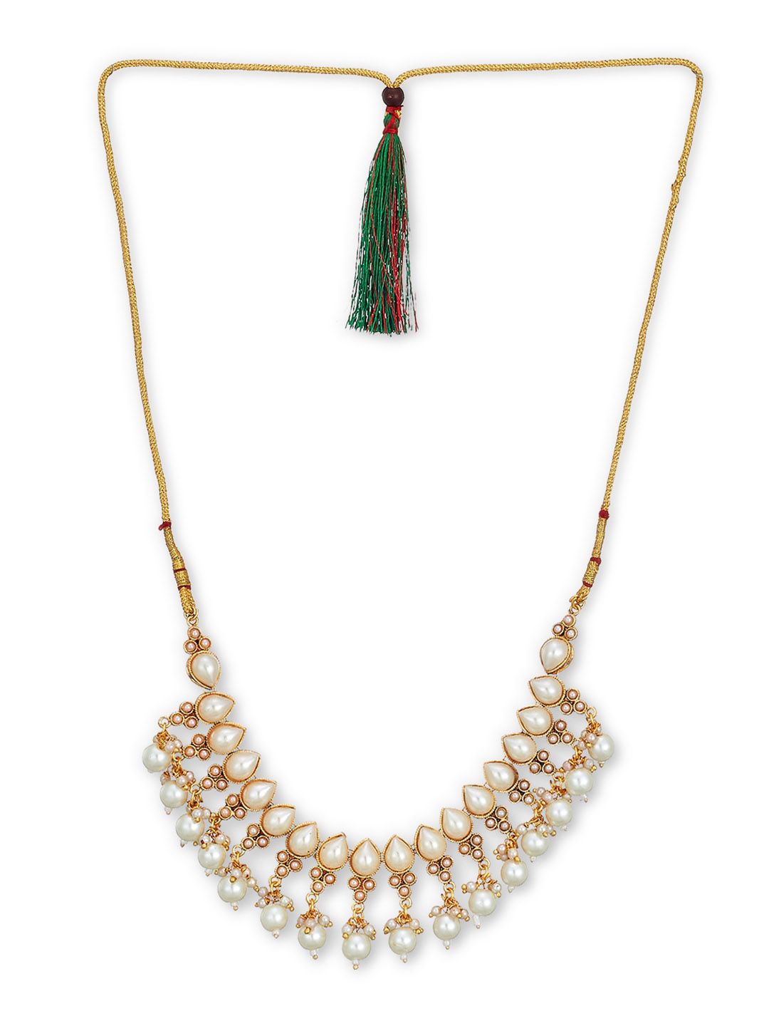 ATIBELLE Gold-Plated Pearl Beaded Jewellery Set