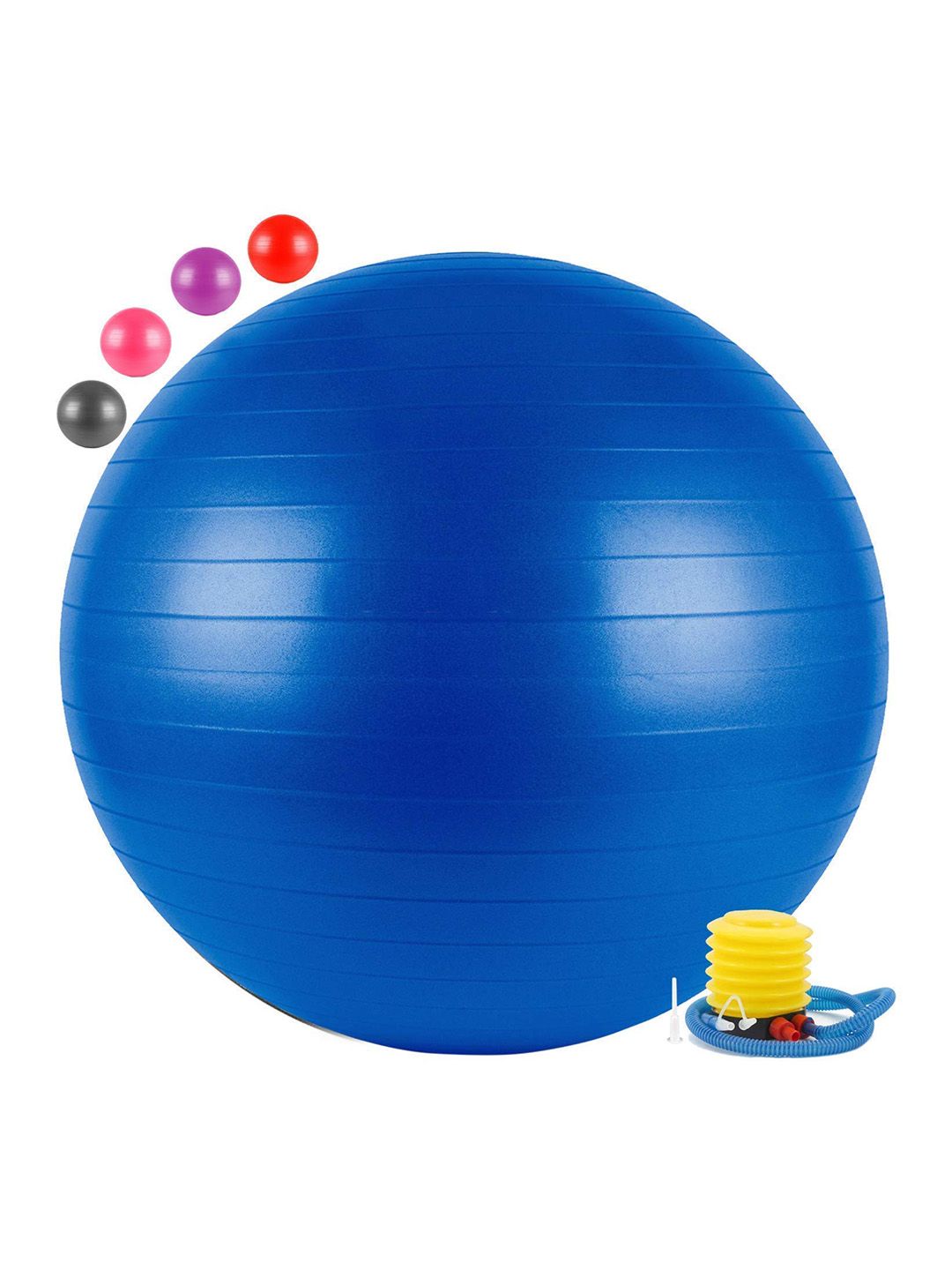 ZEVORA Blue Anti-Burst Exercise Gym Anti-Slip Balance Stability Ball With Pump-picture-55