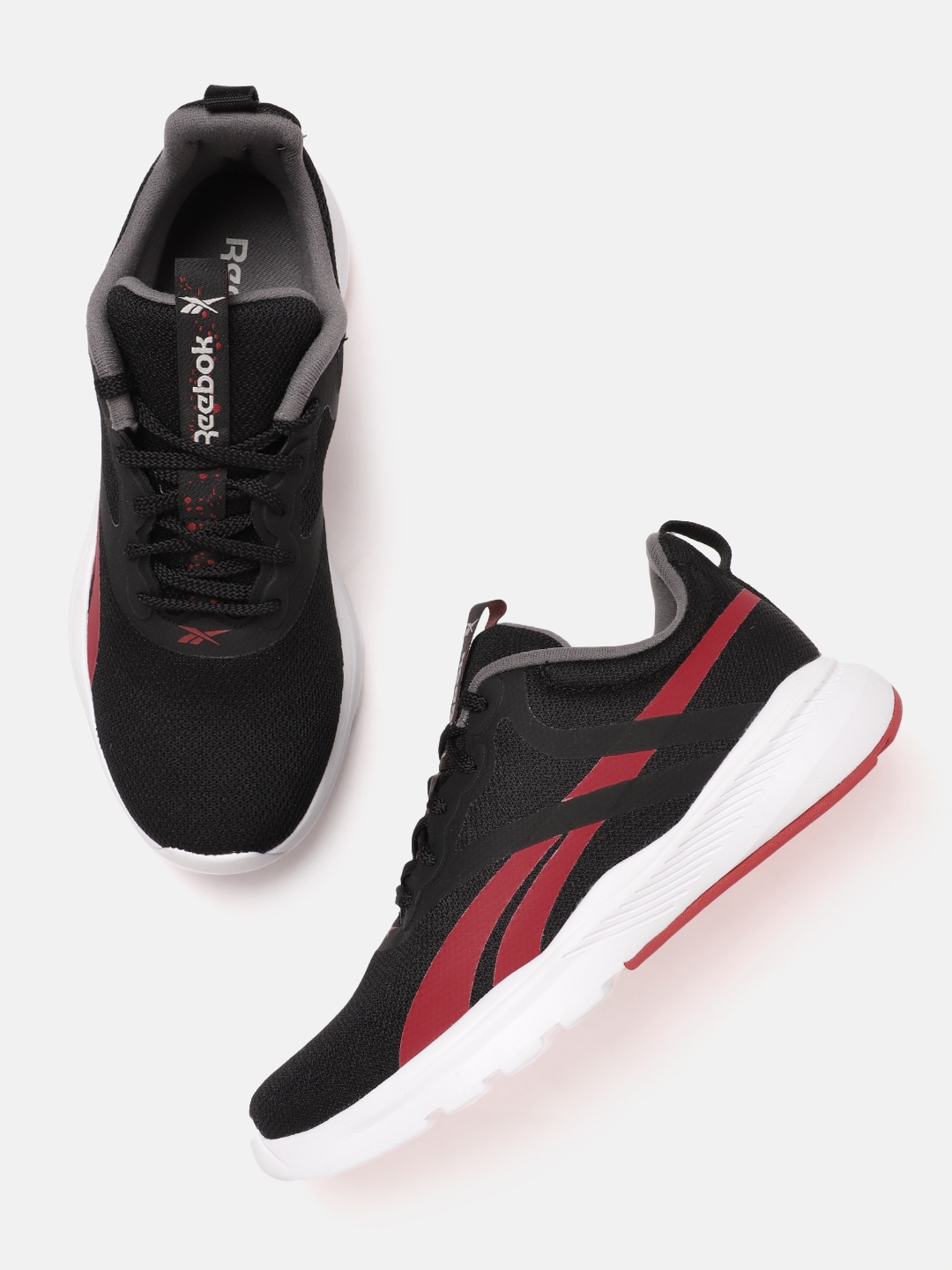 Reebok Men Woven Design Amplified Runner Shoes
