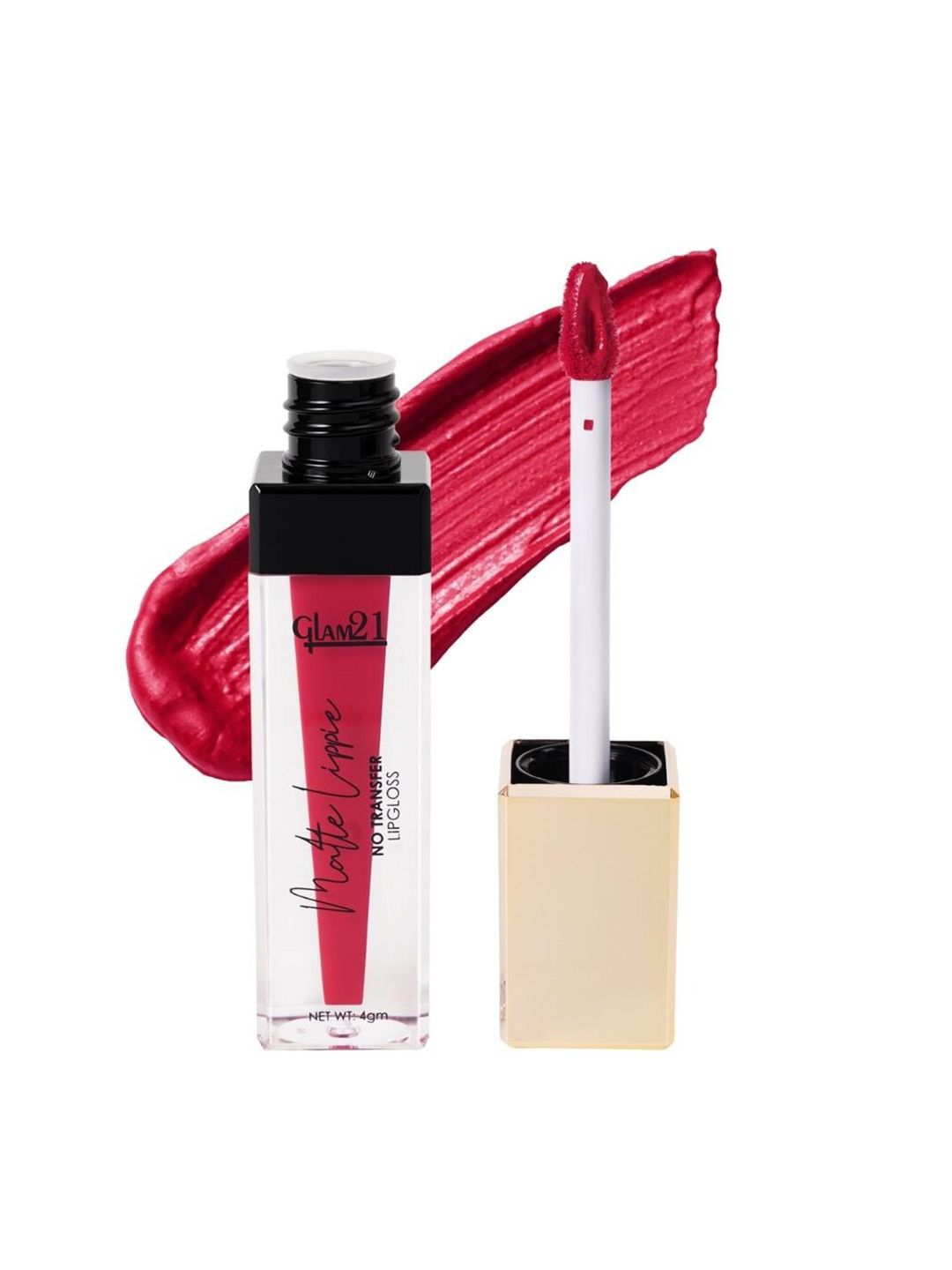 GLAM21 Matte Lippie Lightweight Creamy No-Transfer Lip Gloss 4g - Maroon Love 04-picture-19