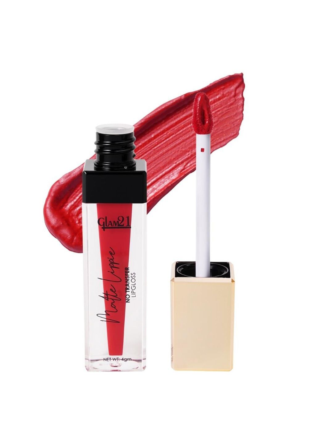 GLAM21 Matte Lippie No Transfer Lip Gloss 4 g - Red Magic 01-picture-11