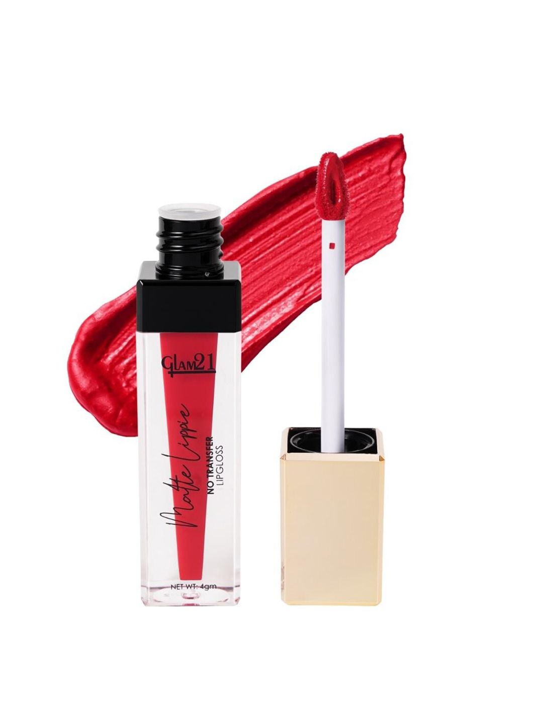 GLAM21 Matte Lippie No Transfer Lip Gloss 4 g - Red O Red 03-picture-45
