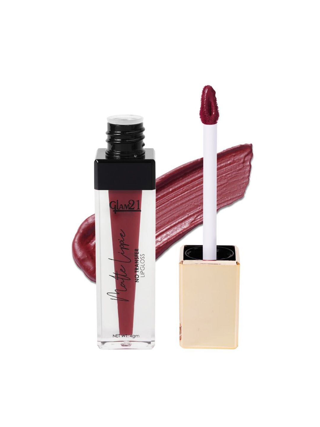 GLAM21 Matte Lippie No Transfer Lip Gloss 4 g - Pinky 21-picture-25