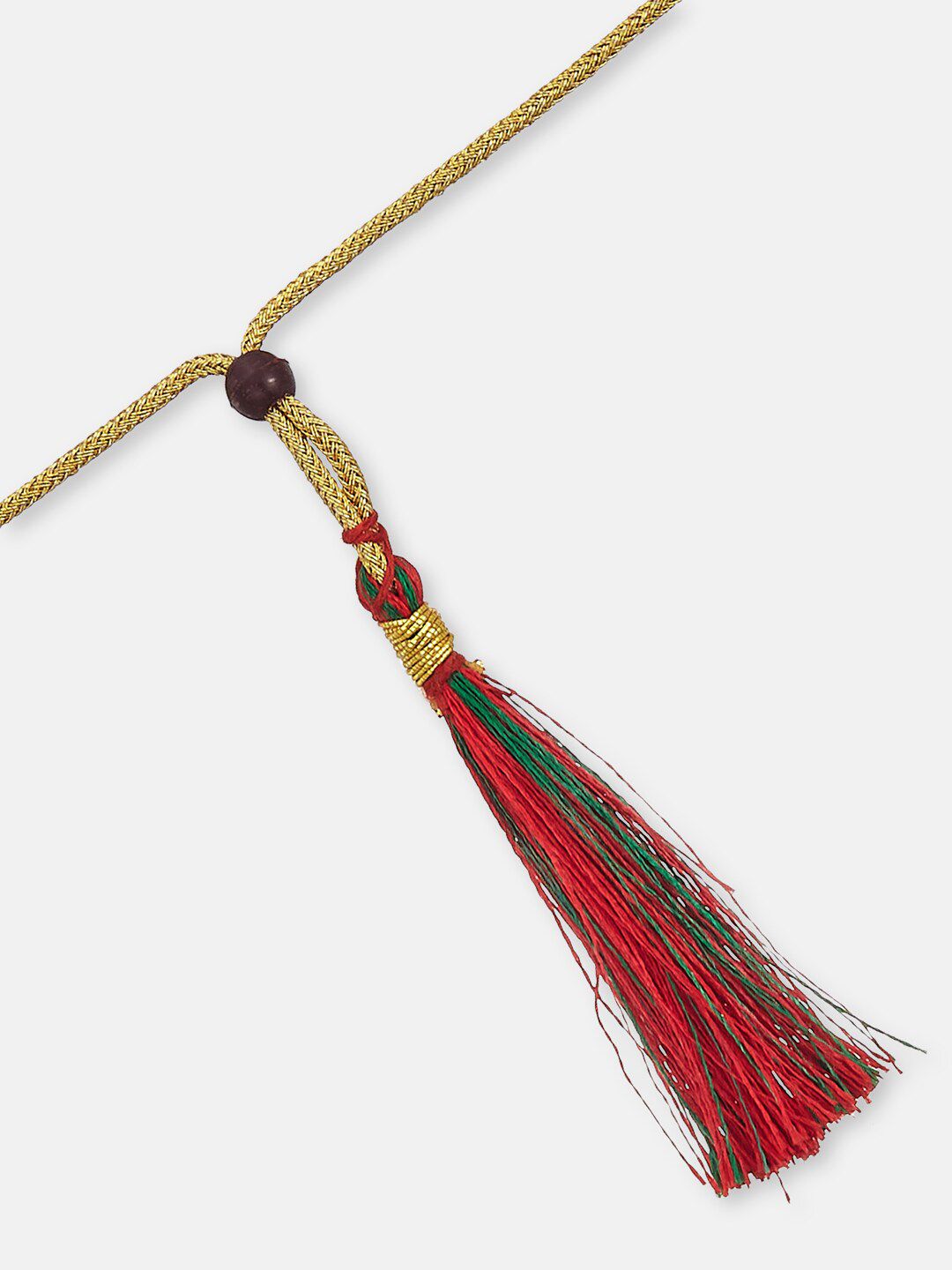 ATIBELLE Gold-Pleated Stone Studded Jewellery Set