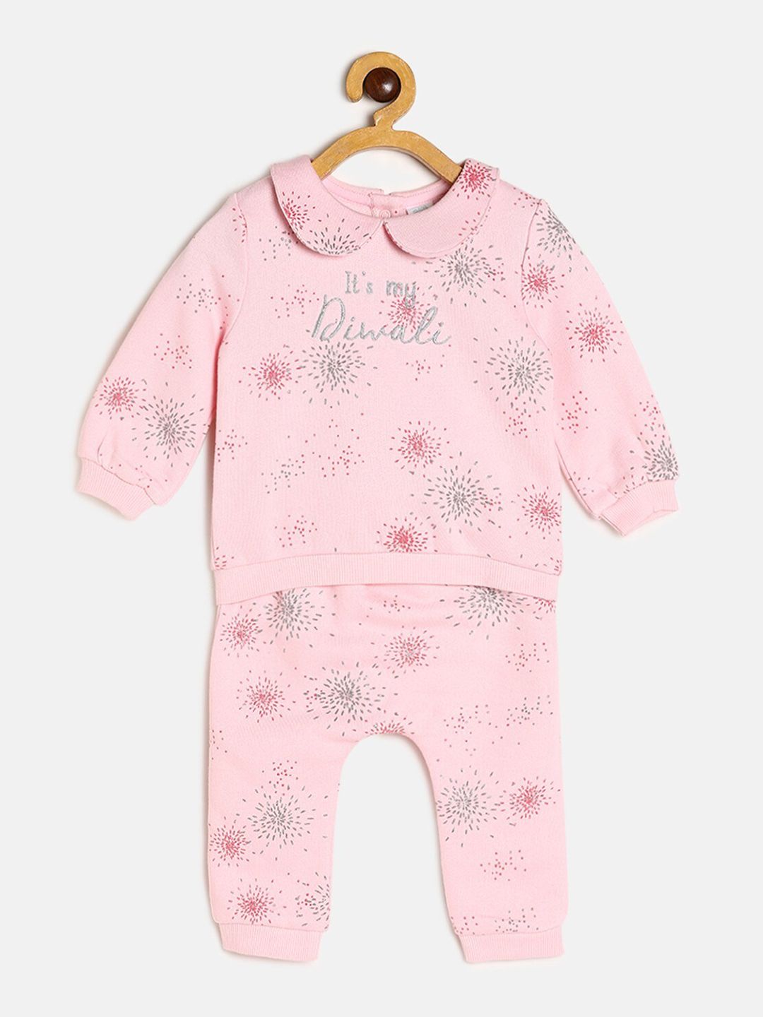 MINI KLUB Girls Printed Sweatshirt with Joggers-picture-57