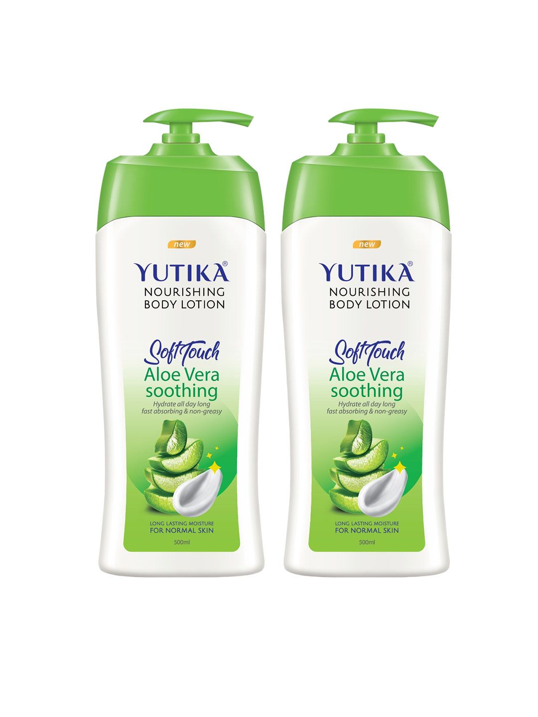 YUTIKA Set of 2 Soft Touch Aloe Vera Soothing & Nourishing Body Lotion 500 ml Each-image-39