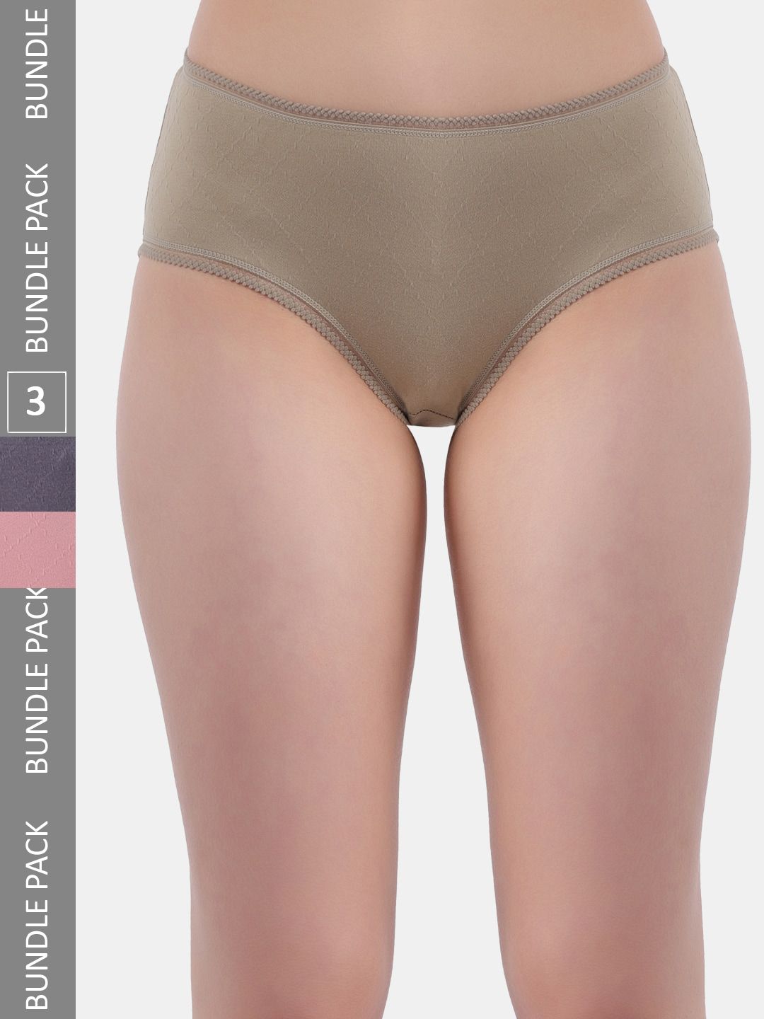 Amour Secret Women Pack of 3 Mid Rise Hipster Briefs-picture-44