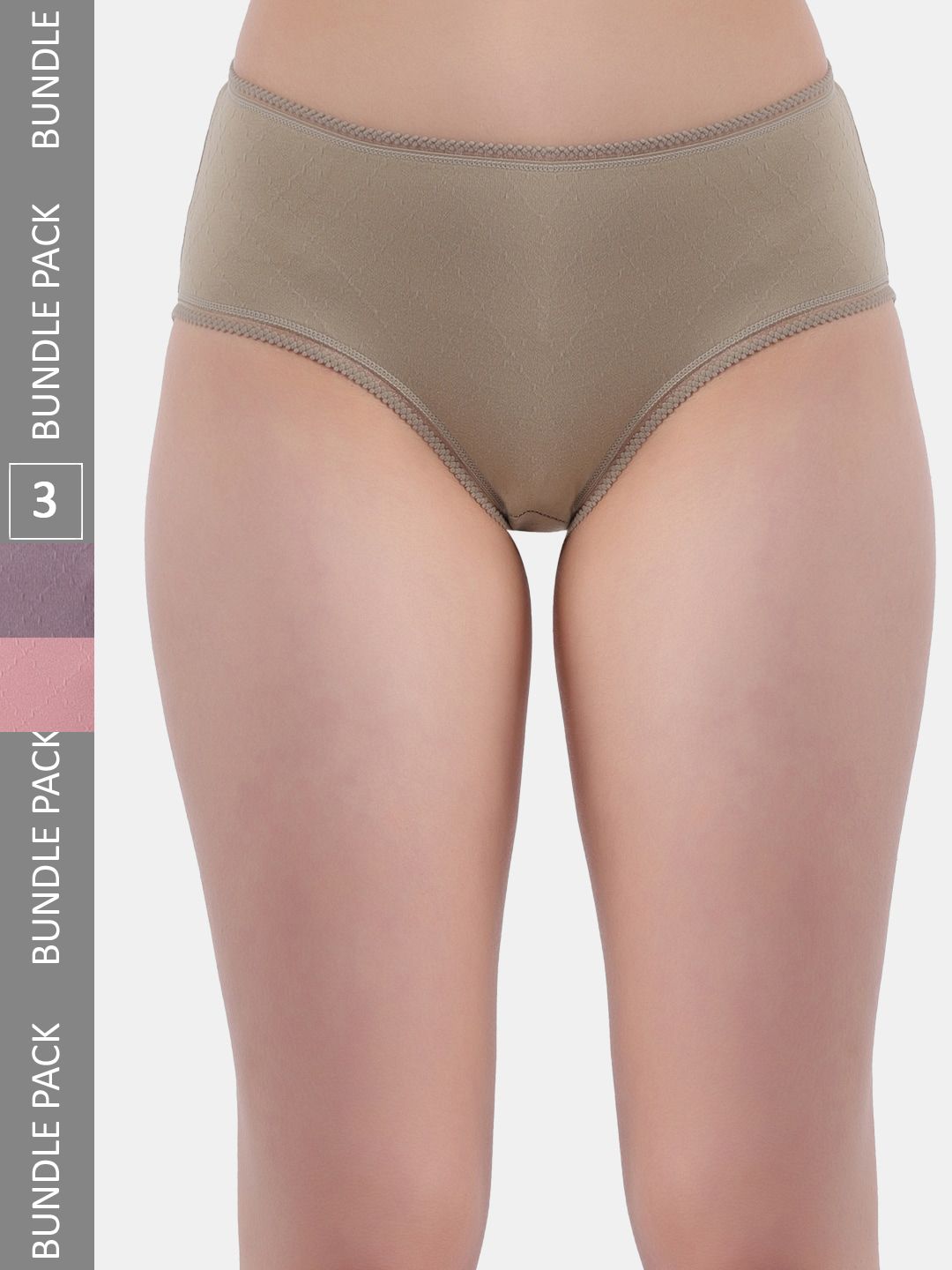 Amour Secret Women Pack Of 3 Anti-Bacterial Hipster Briefs-picture-51