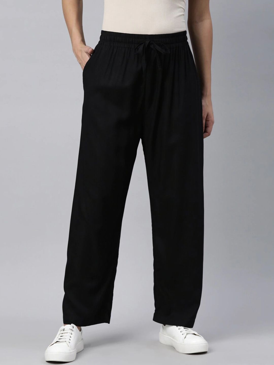TWIN BIRDS Elasticated Women Relaxed Fit Palazzos-picture-41