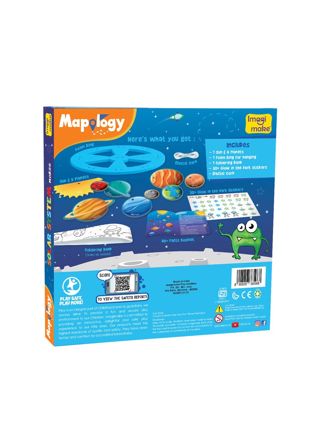 Imagimake Kids Make your Own Solar System Hanging Skill Learning & Development Toys-image-44