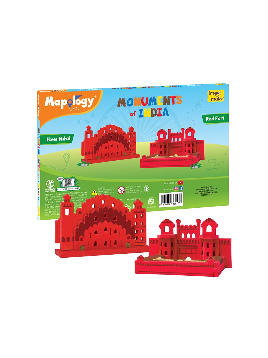 Imagimake Kids Skill Development Manual Operation Mapology Game-picture-17
