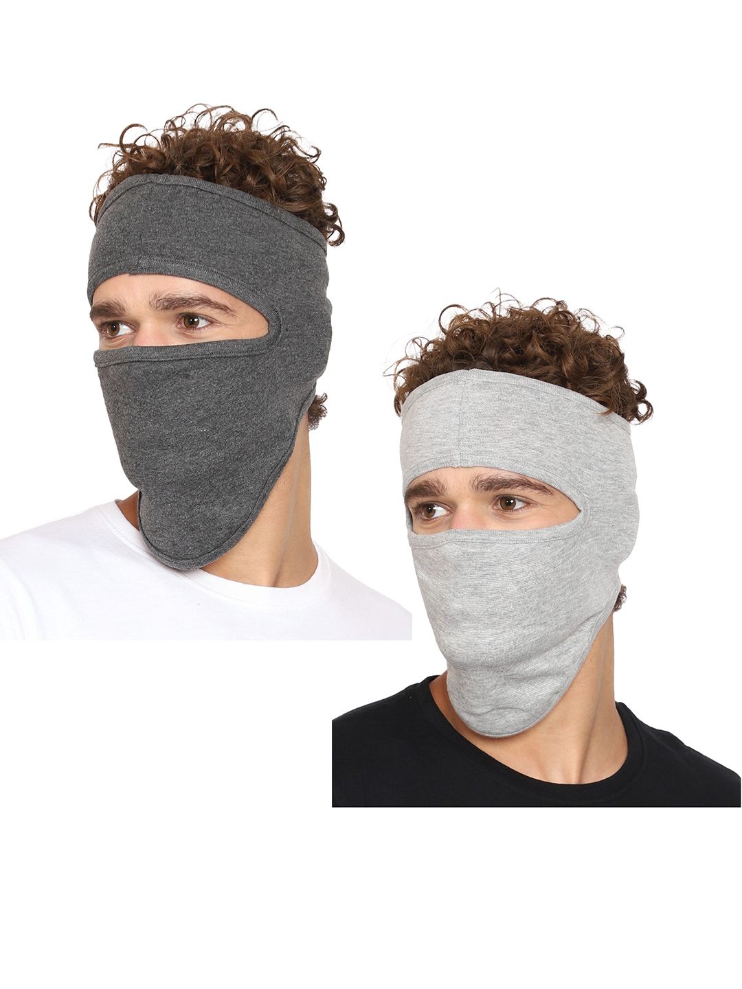 Gajraj Pack Of 2 Cotton Anti Pollution Reusable Adjustable Full Face Masks
