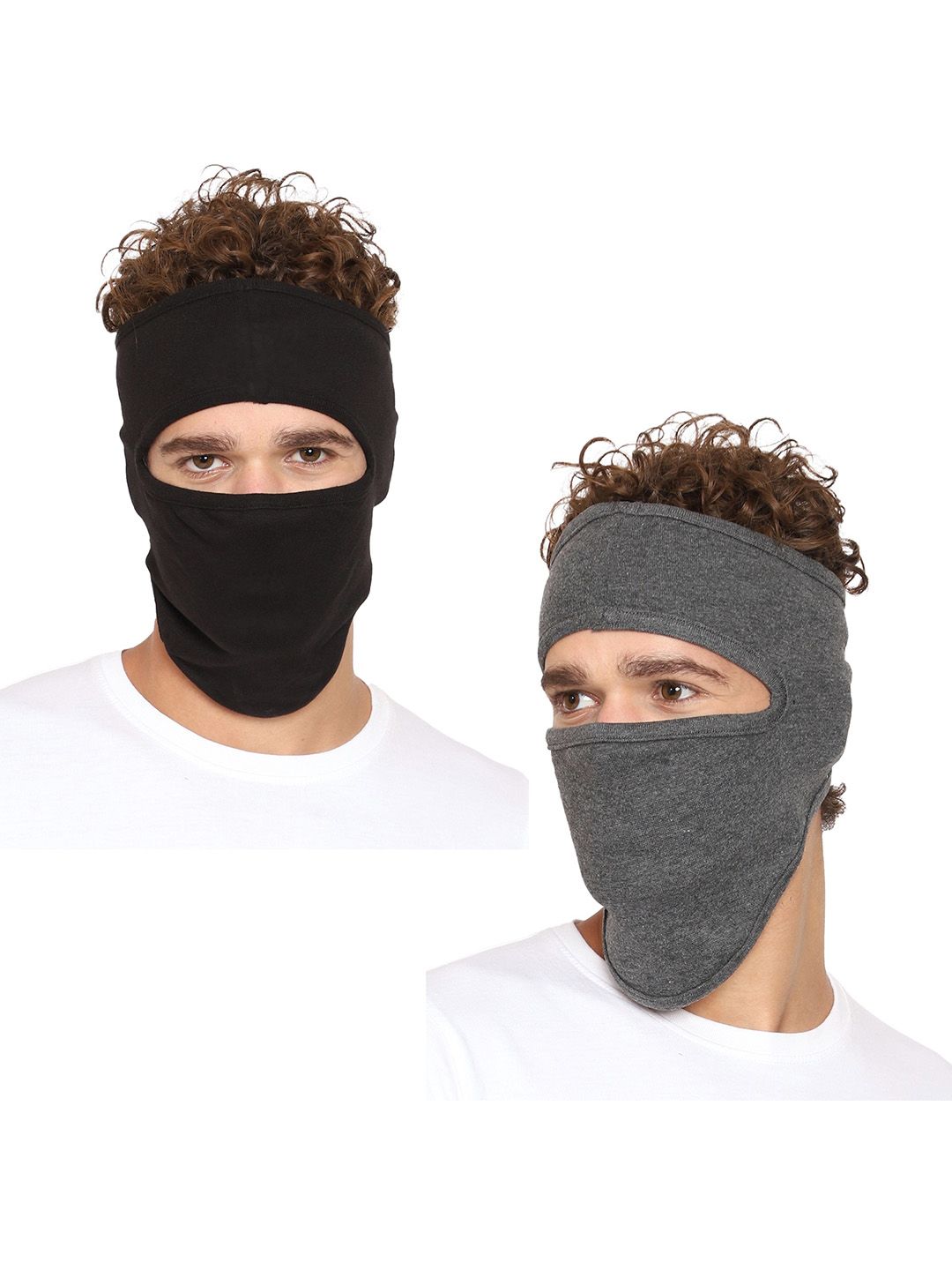 Gajraj Pack Of 2 Cotton Anti Pollution Reusable Adjustable Full Face Masks