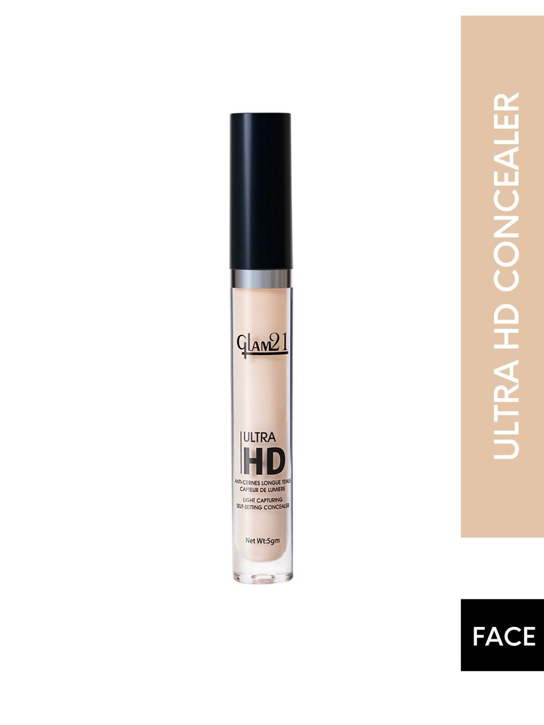 GLAM21 Ultra HD Light Capturing Self Setting Liquid Concealer 5g - Light Ivory 01-image-20