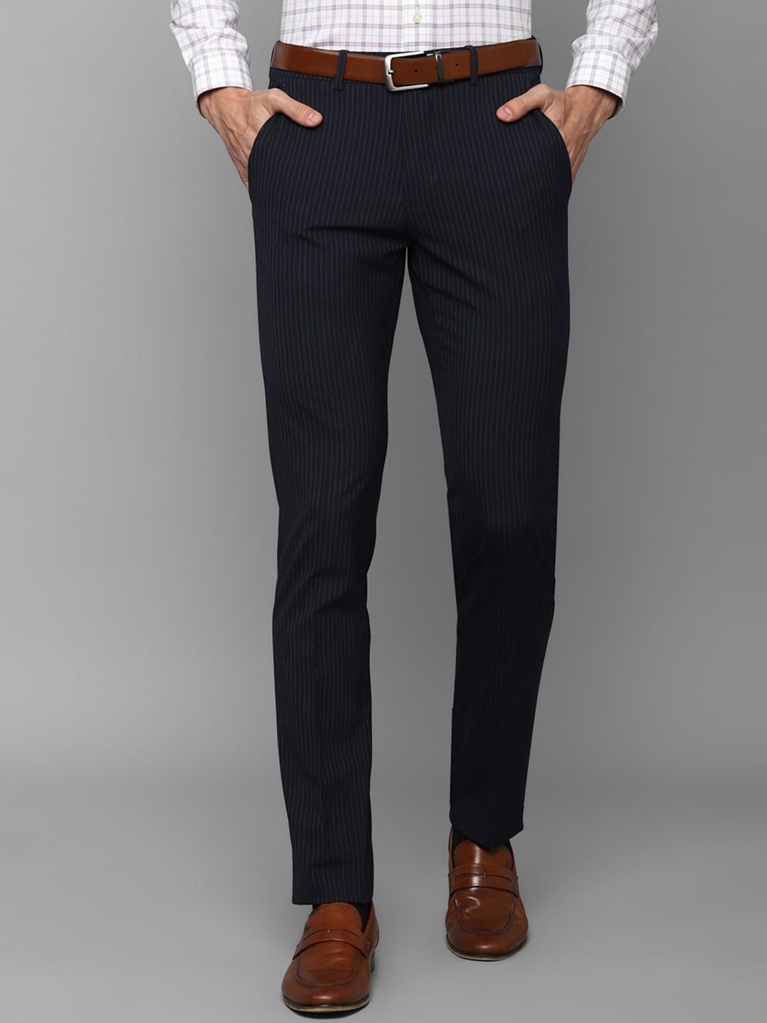 LOUIS PHILIPPE Men Checked Super Slim Fit Formal Trousers | Lifestyle  Stores | Sector 4C | Ghaziabad