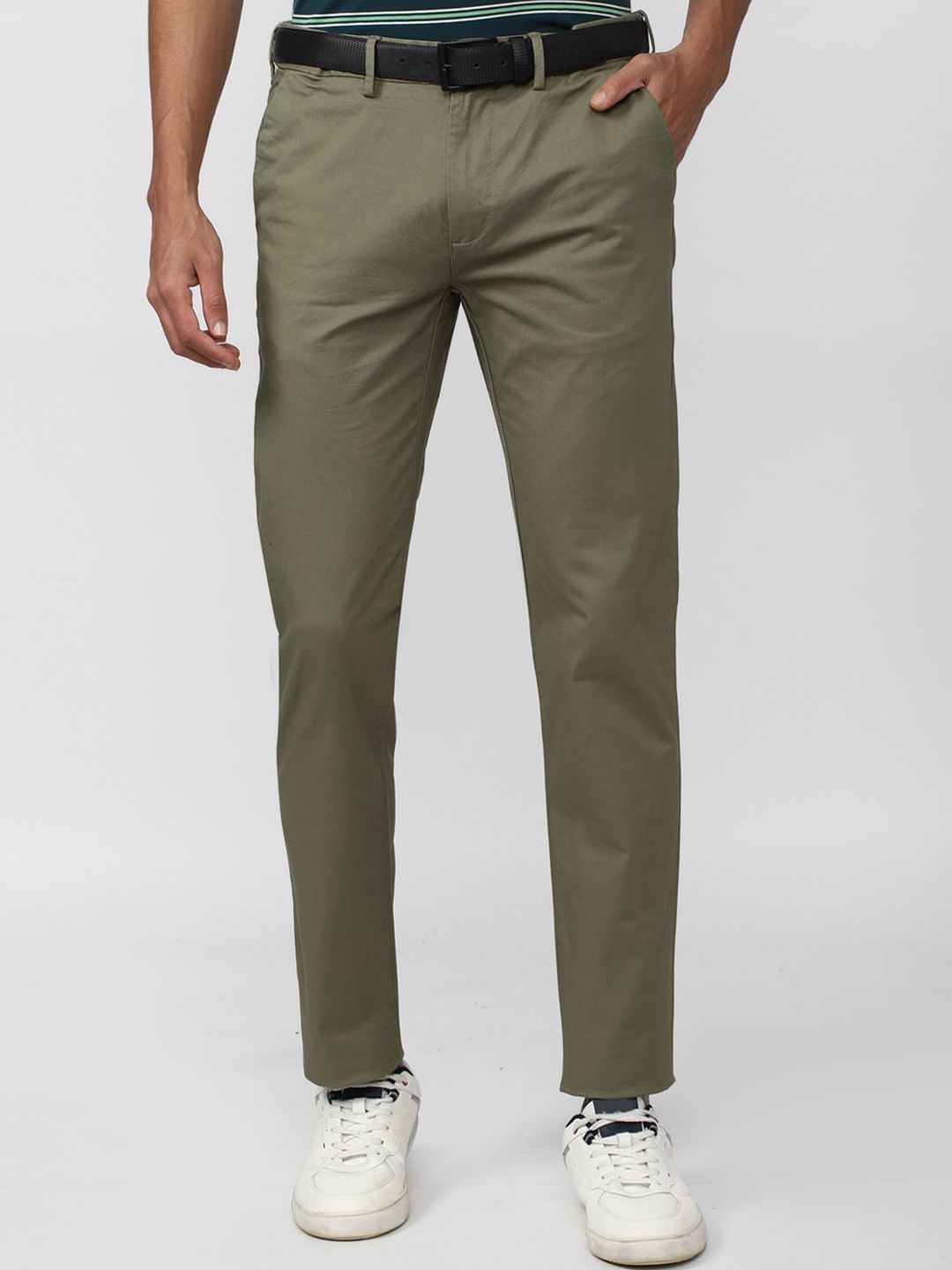 Buy Peter England Mens Slim Fit Cotton Formal Trousers on Amazon   PaisaWapascom