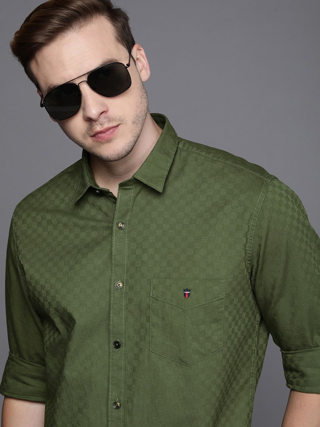 Buy Louis Philippe Louis Philippe Opaque Formal Shirt at Redfynd
