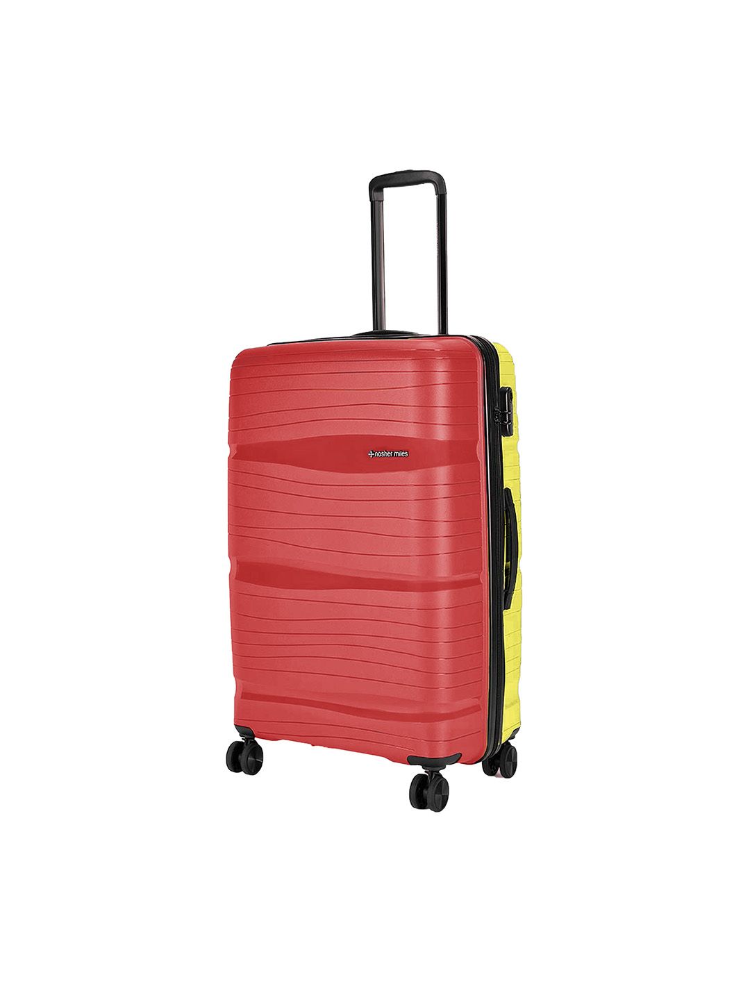 Nasher Miles Colourblocked Hard-Sided Trolley Suitcase